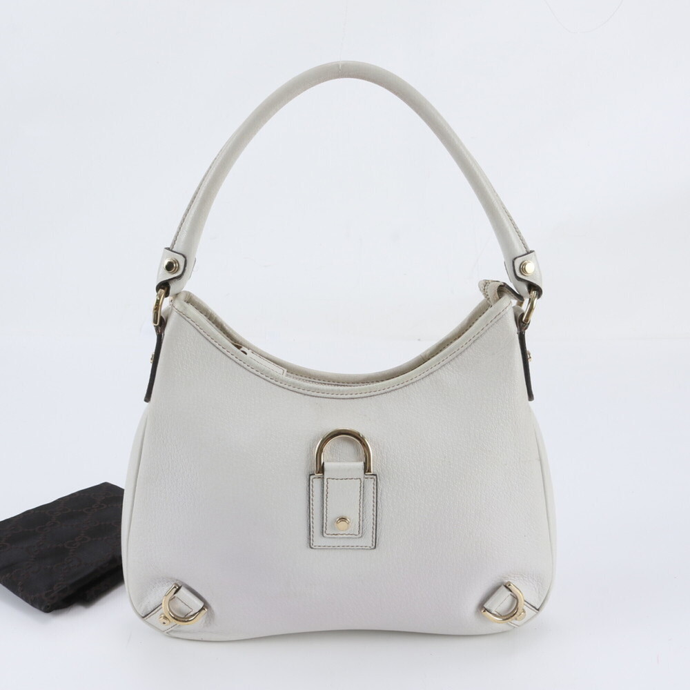 Gucci Abbey 130738 Leather Shoulder Bag Handbag Brand Women's
